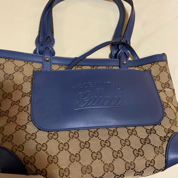 Used Authentic Gucci Small GG Craft Tote - Picture 15 of 15